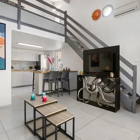 Villa Nix -villa Prive 4p - Terrasse - Parking - Climatisation - Cap Naturiste