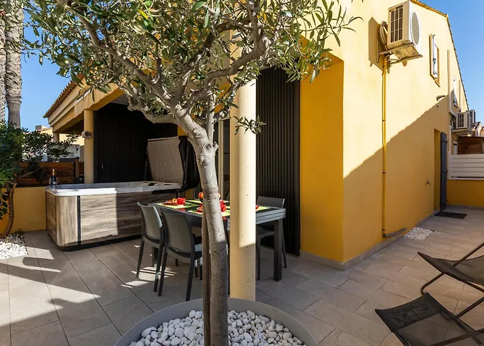 Nix -villa Prive 4p - Terrasse - Parking - Climatisation - Cap Naturiste * Agde